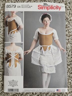 Simplicity Historical Corset & Skirt Pattern - 8579
